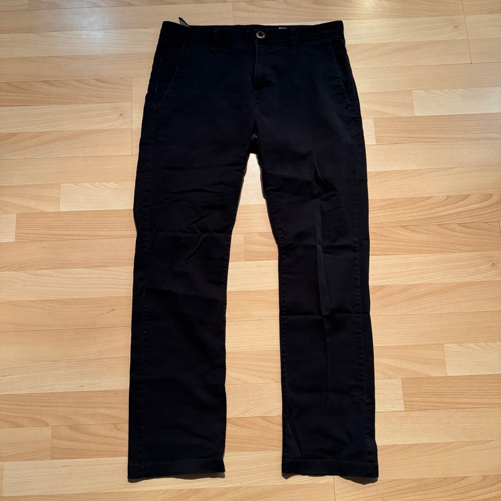 Volcom - Men's Frickin Regular Stretch Chino Pants - US 33 Waist - Black